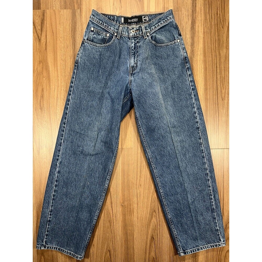 Vintage 1998 Levis Silvertab 28x32 Loose Baggy Wide Leg Student Fit